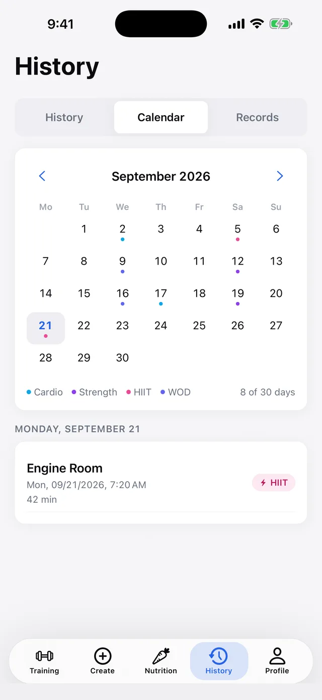 Apple Watch & Health — Screenshot